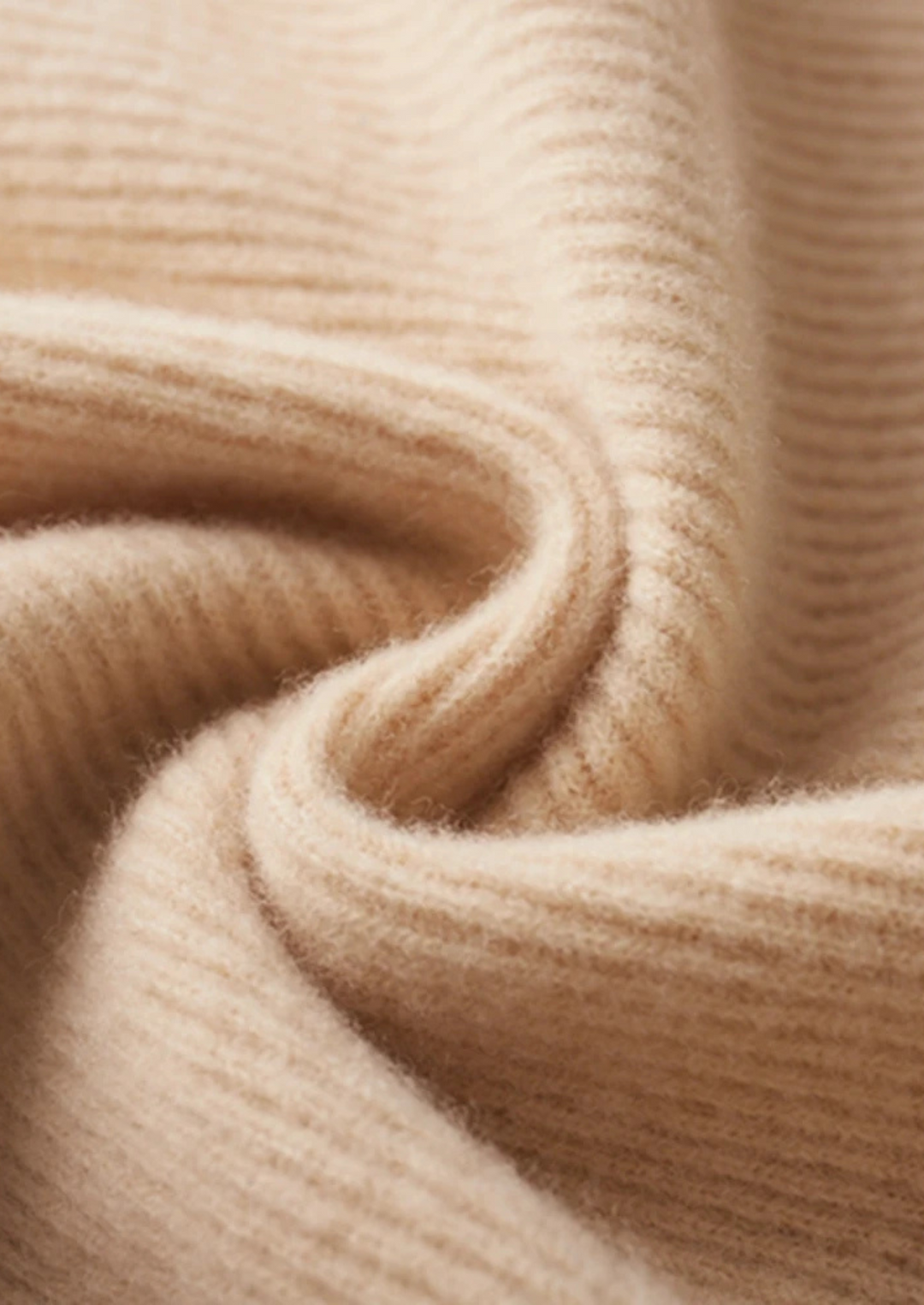 Pure Extra-Fine Merino Wool Premium Ribbed Zip Cardigan