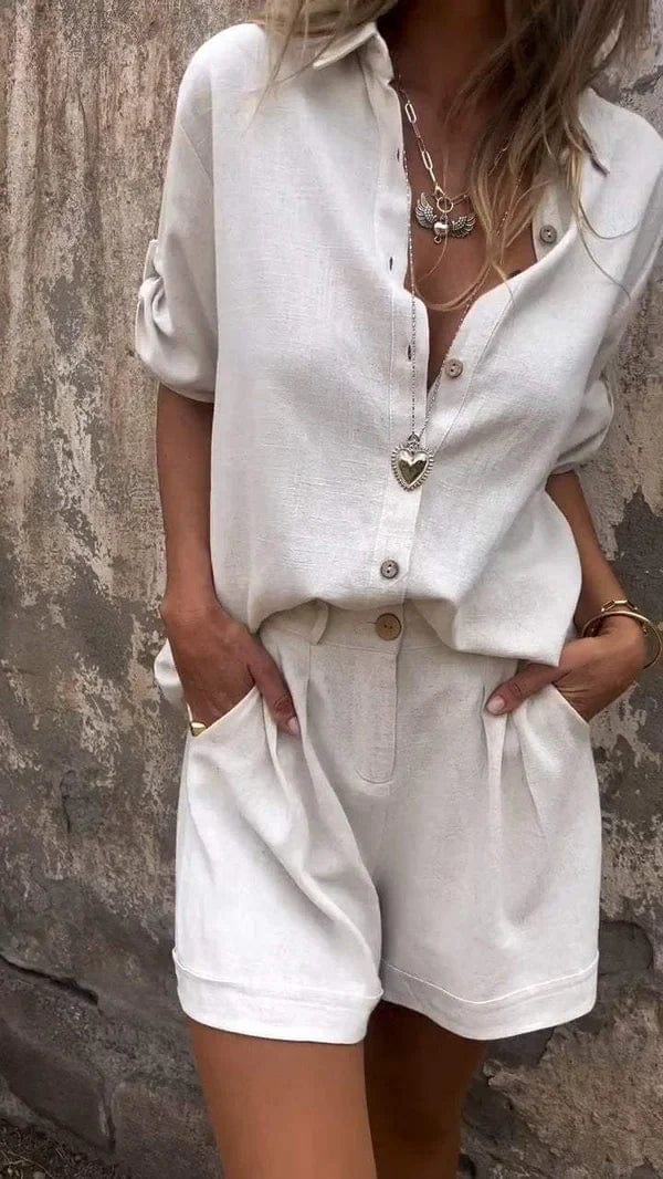 Lia | Linen Comfy Set