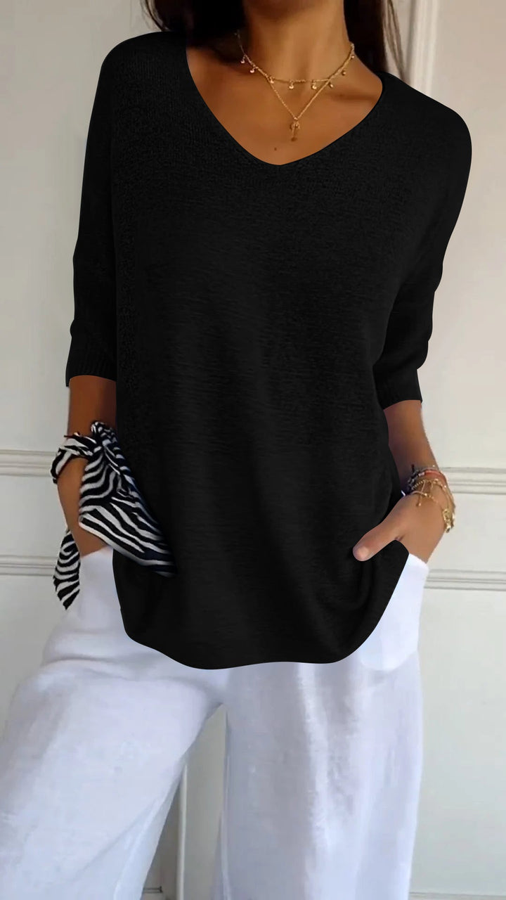 Addison | Breezy V-Neck Top