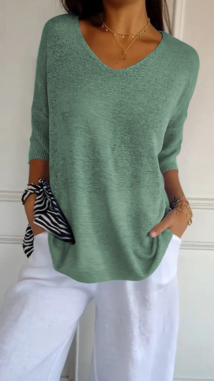 Addison | Breezy V-Neck Top