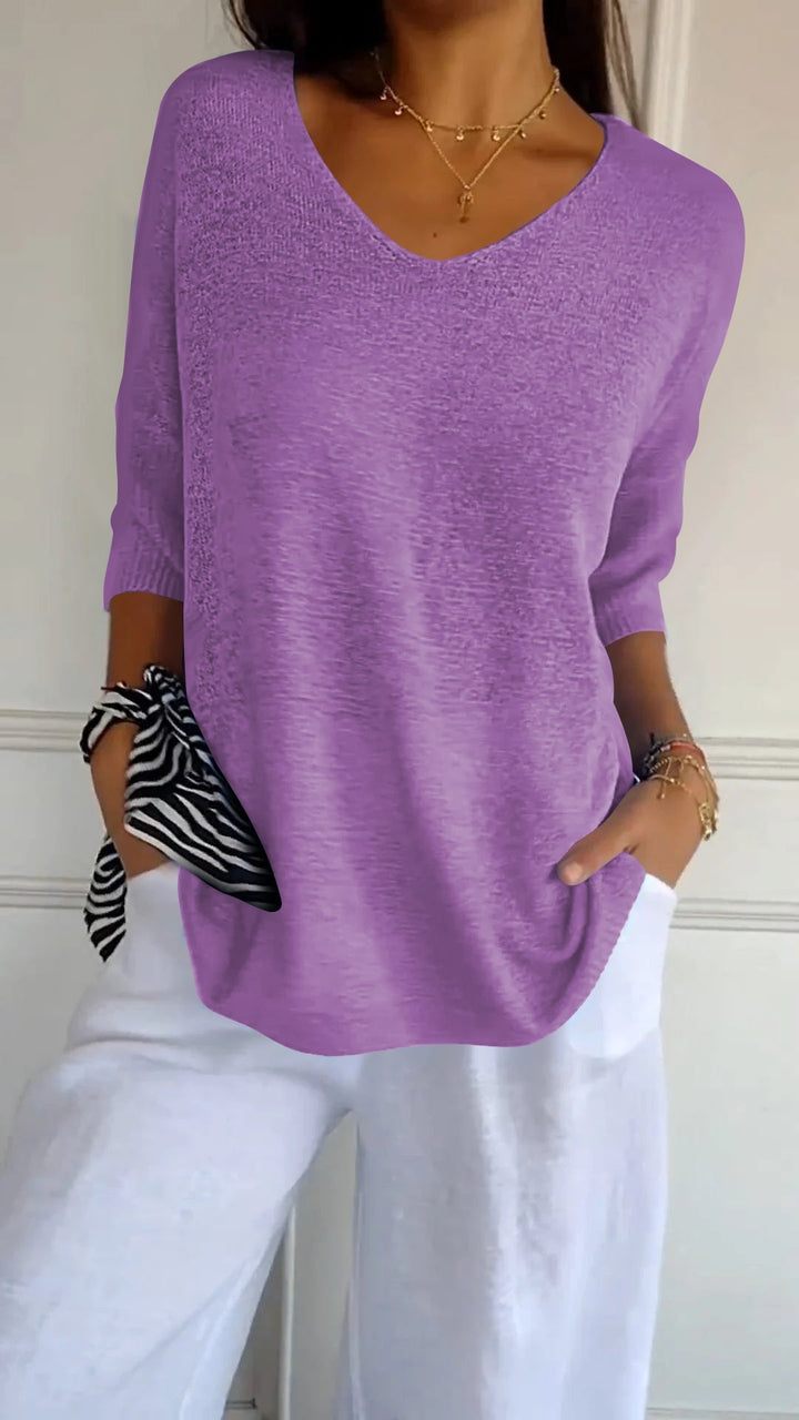 Addison | Breezy V-Neck Top