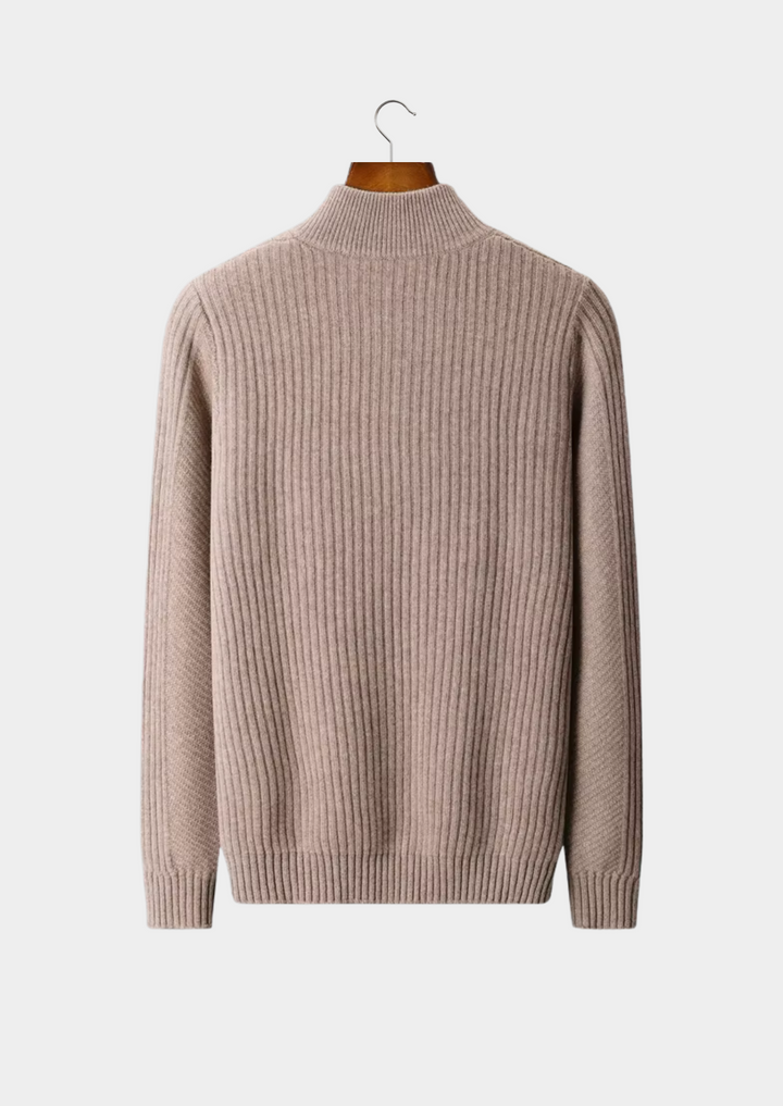 Extra-Fine Merino Ribbed Henley