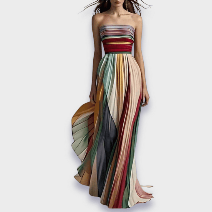 Jennay | Long dress made of premium fabric, handmade