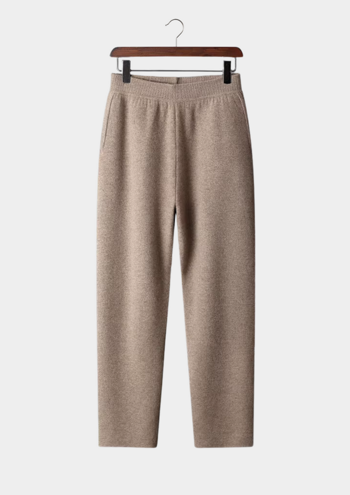 Luxury Cashmere Straight Trousers