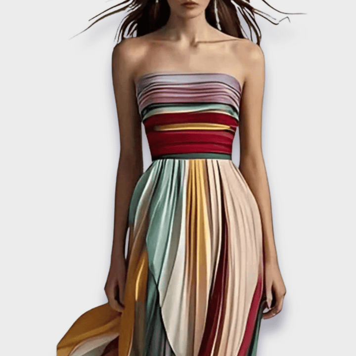 Jennay | Long dress made of premium fabric, handmade