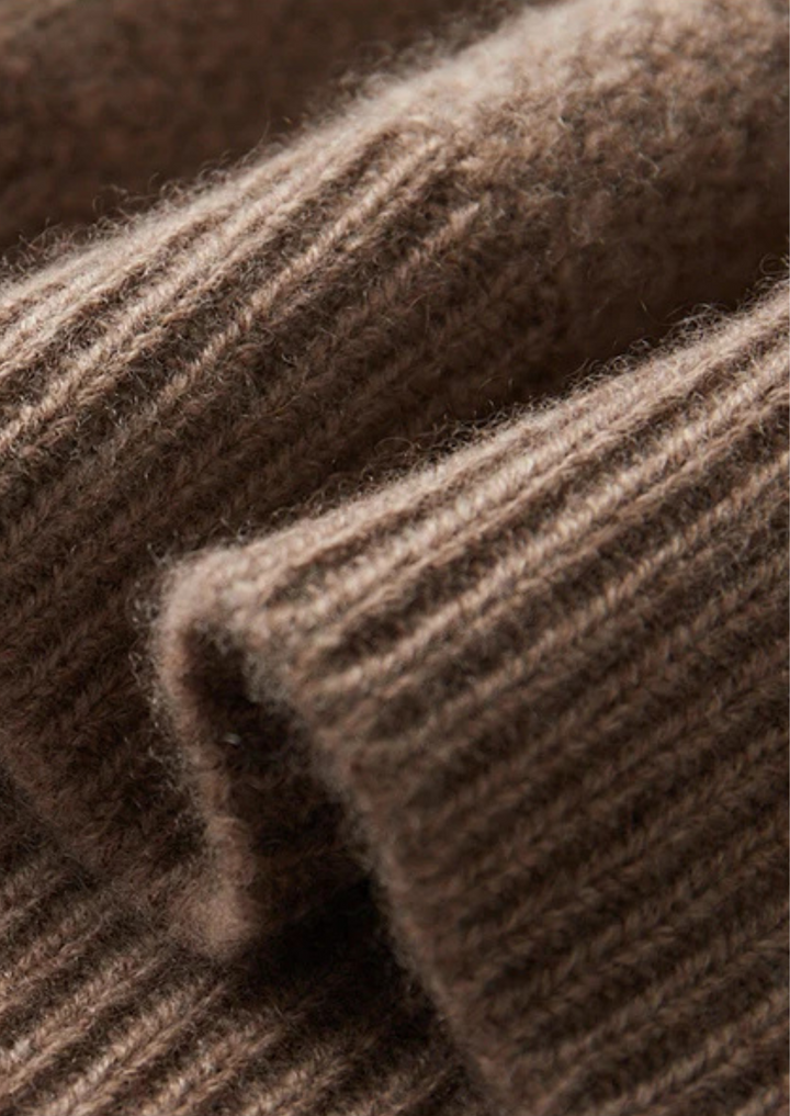 Merino Wool Winter Crewneck Sweater