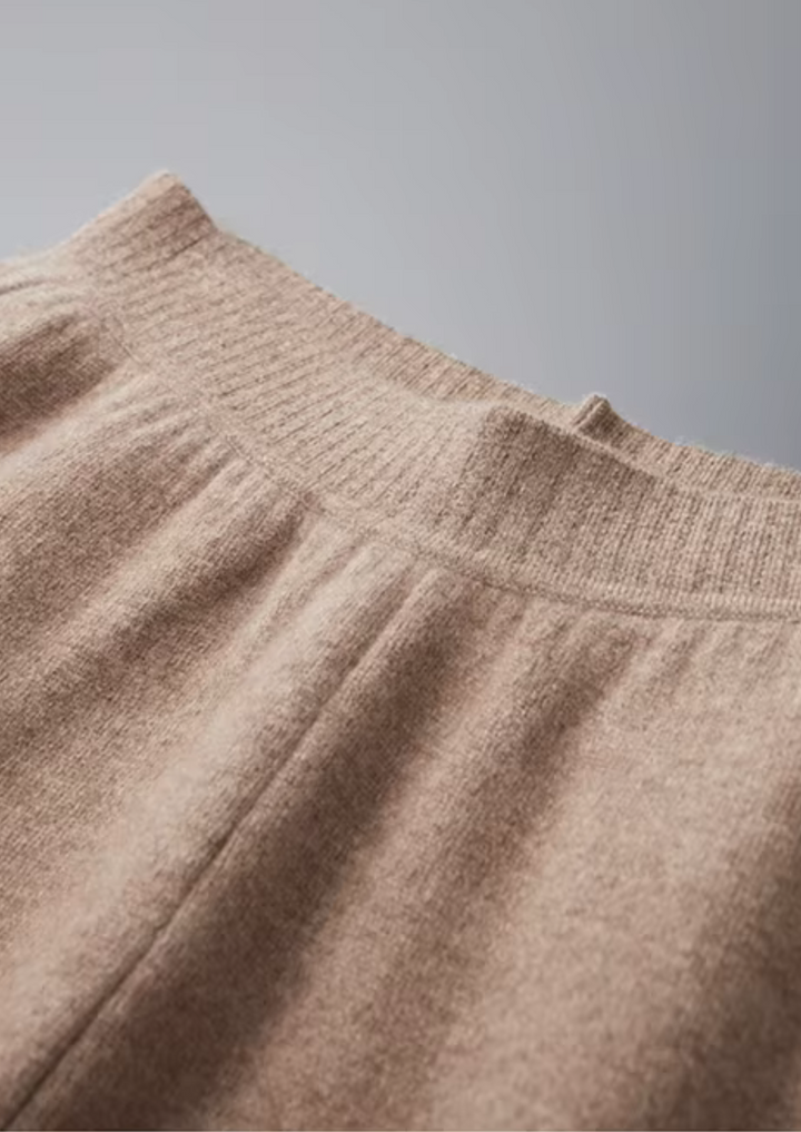 Luxury Cashmere Straight Trousers