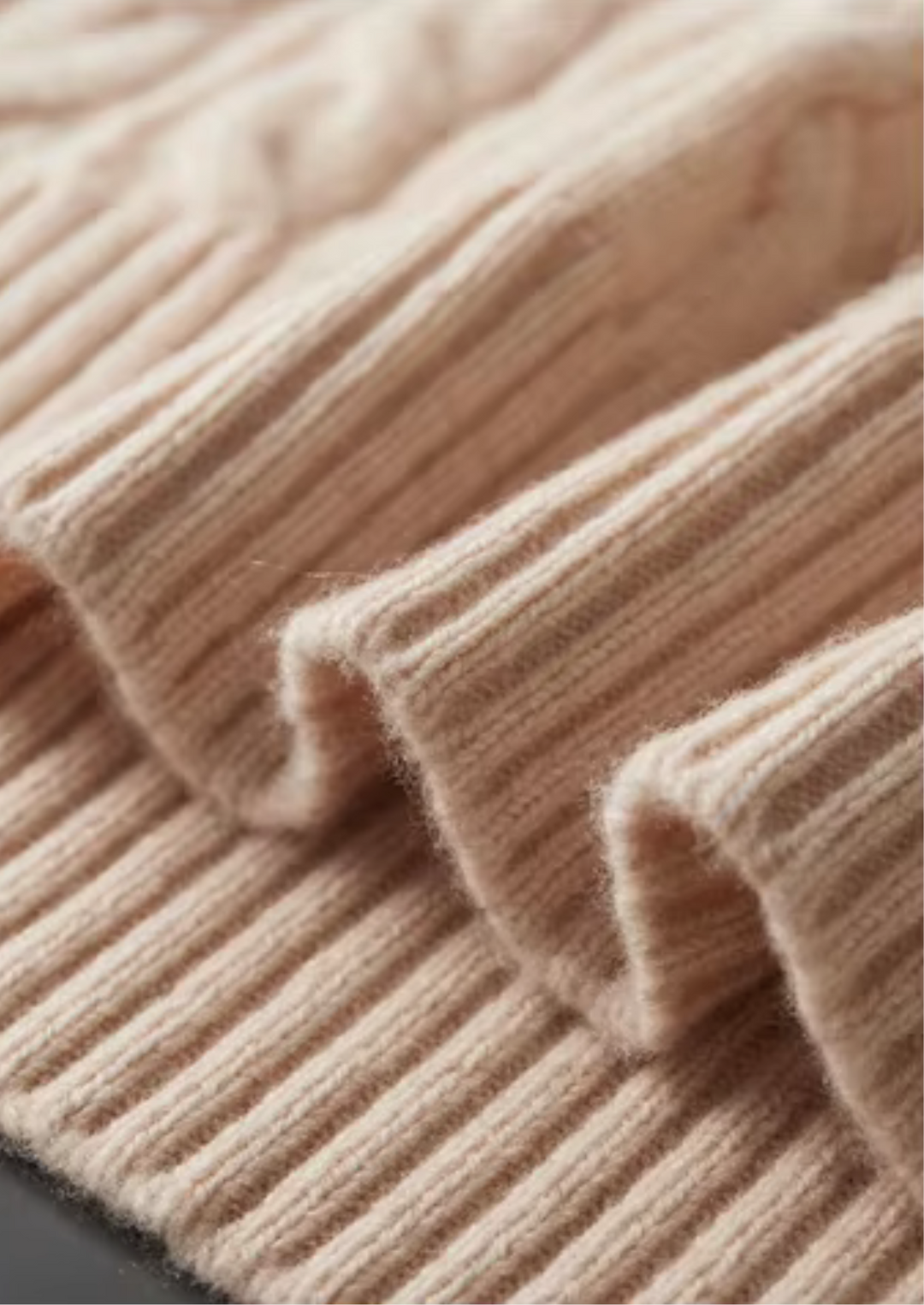 Ultra-Soft Merino Wool Cable-Knit Crewneck