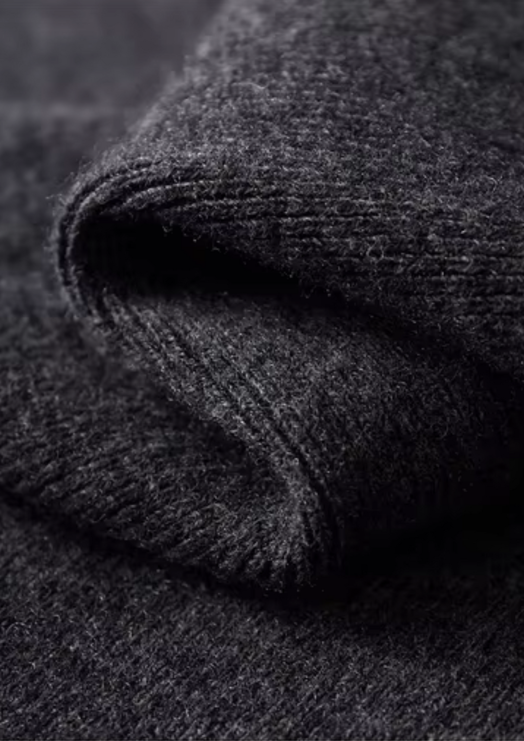 Merino Rib Knit Polo Cardigan