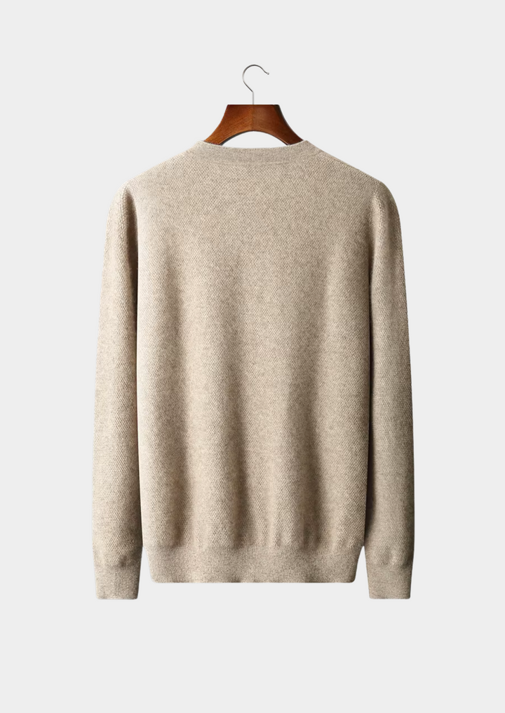 Elite Cashmere Henley Sweater