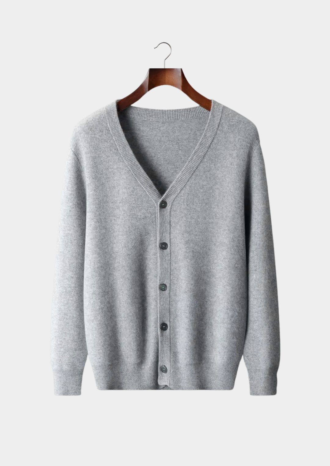 Pure Extra-Fine Merino Wool Essential Luxury Cardigan