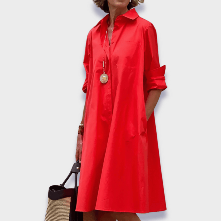 Marisa | Stylish Polo Dress in Premium Fabric