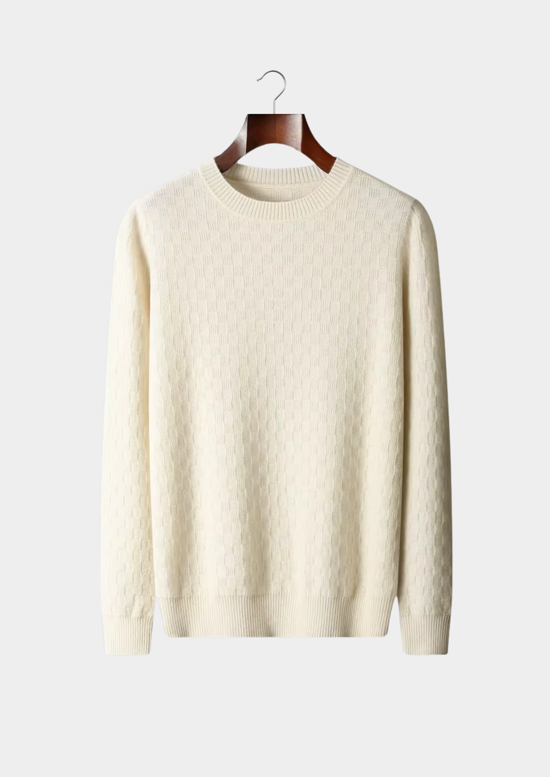 Luxury Cashmere Texture Knit Sweater