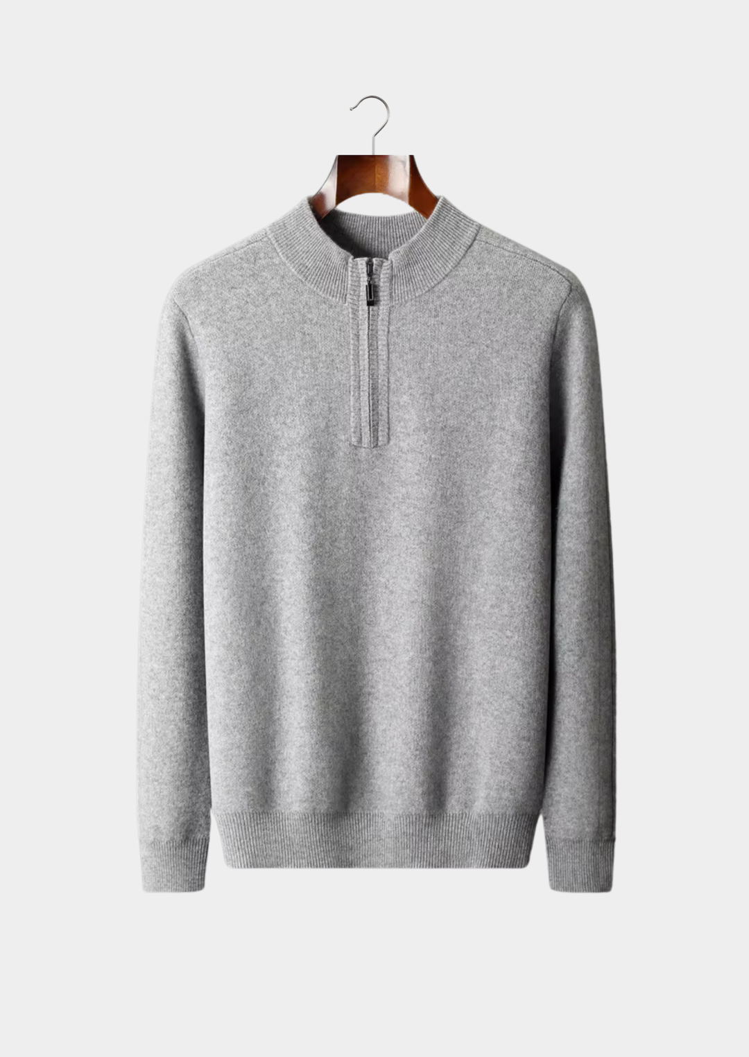 Premium Cashmere Half-Zip Knit