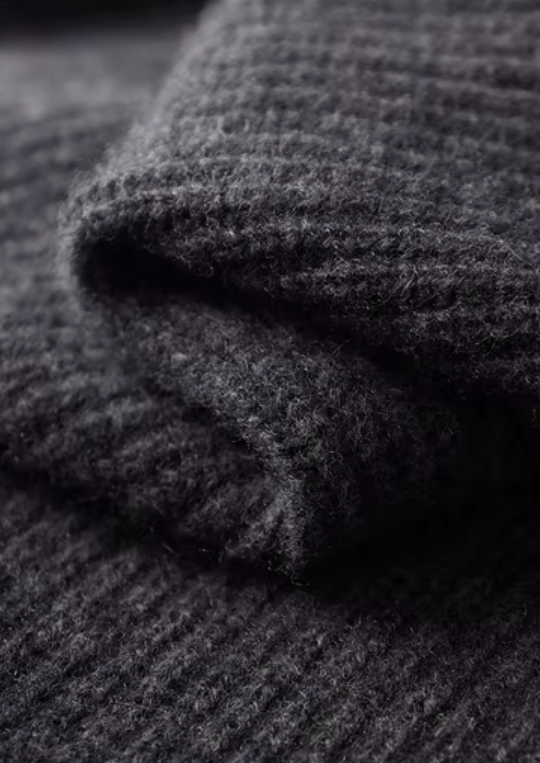 Signature Merino Dual-Zip Funnel Cardigan