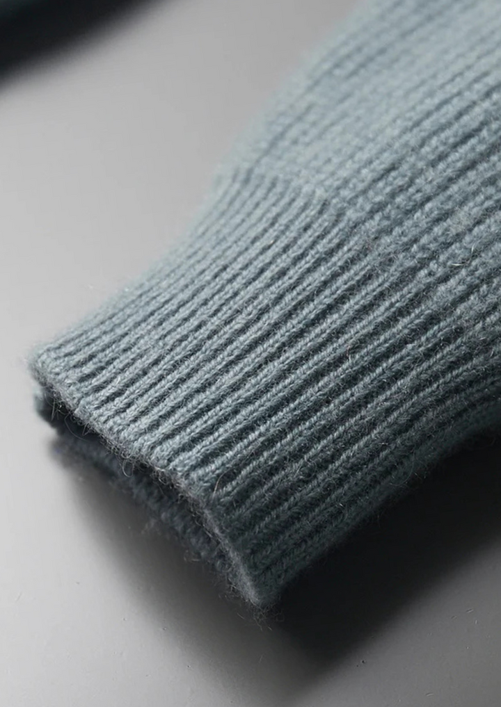 Cashmere Luxury Ribbed Essential Cardigan