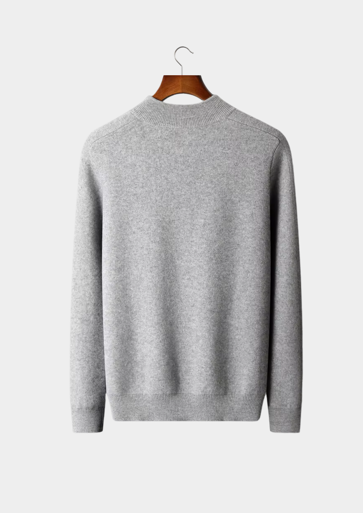 Premium Cashmere Half-Zip Knit