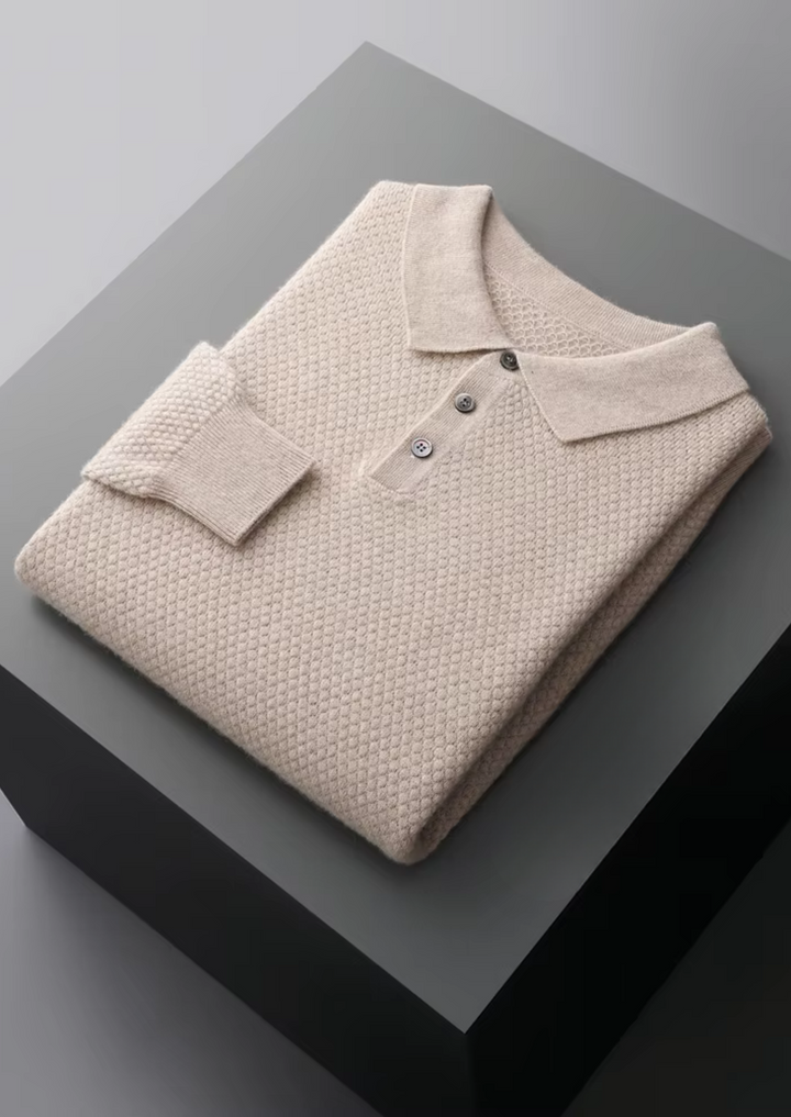 Cashmere Modern Knit Polo