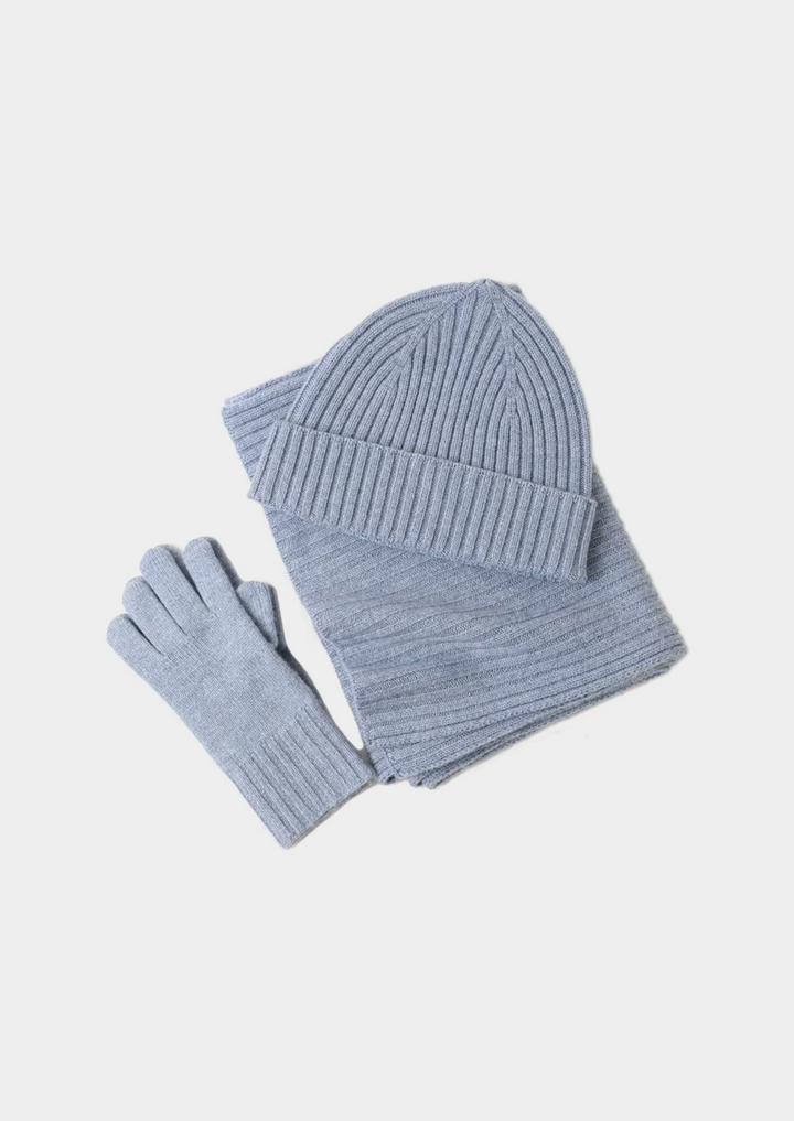 Merino Wintertime Signature Knit – Light Blue