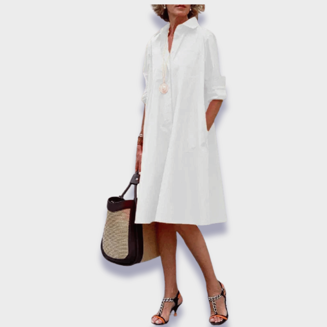 Marisa | Stylish Polo Dress in Premium Fabric