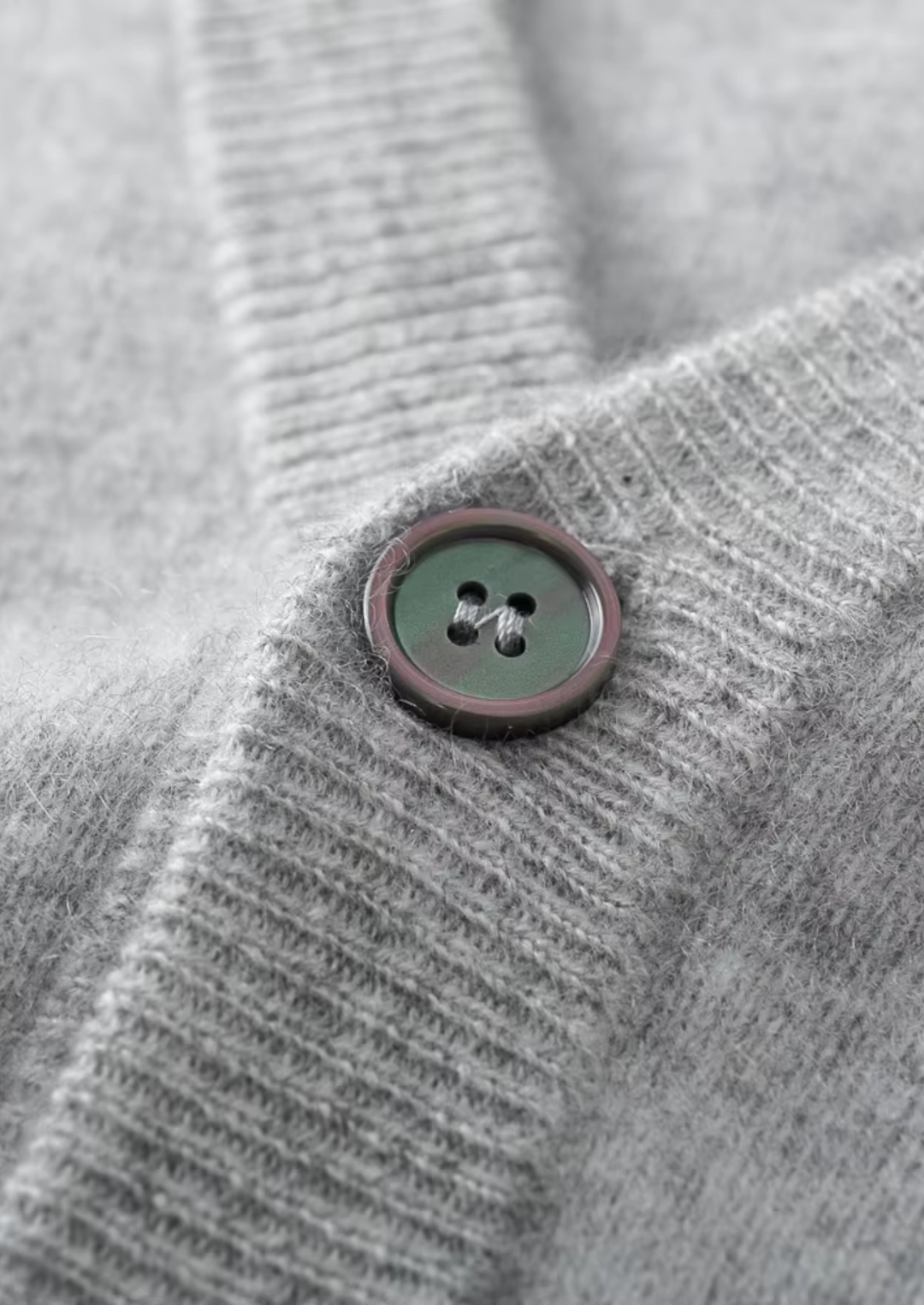 Pure Extra-Fine Merino Wool Essential Luxury Cardigan