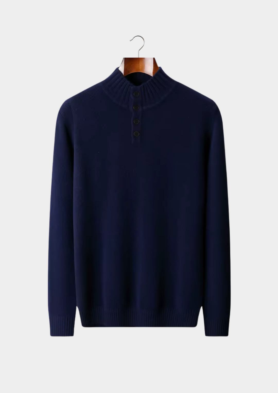 Merino Classic Button Knit