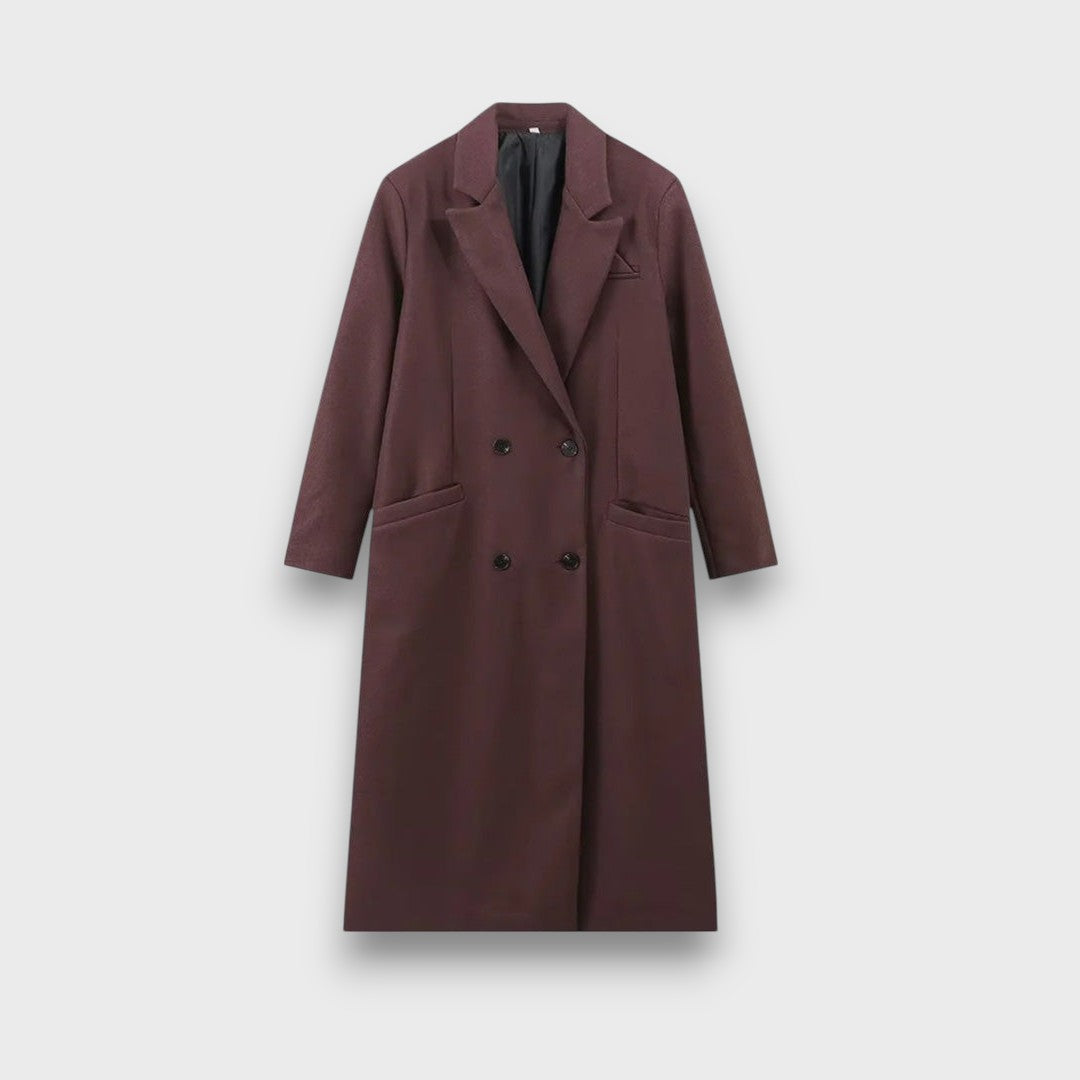 Estelle | Maximalist Wool Coat with Masculine Silhouette