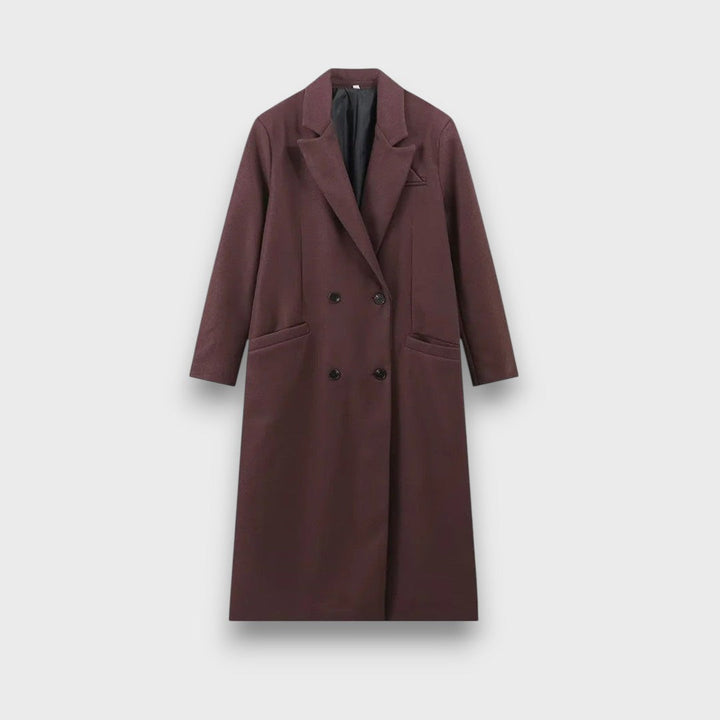 Estelle | Maximalist Wool Coat with Masculine Silhouette