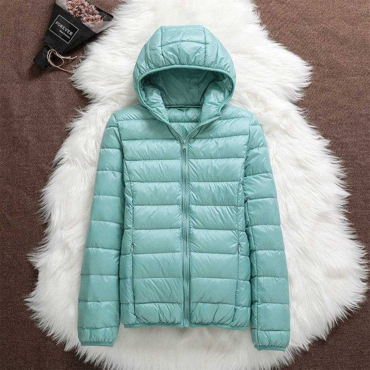 Doloris Lined Mid-Coat | Light Blue