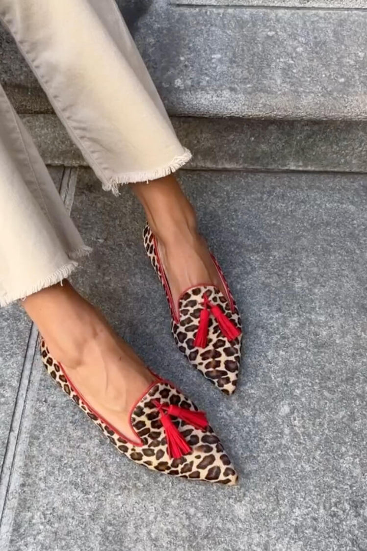 Noelle | Elegant Pointed-Toe Moccasins
