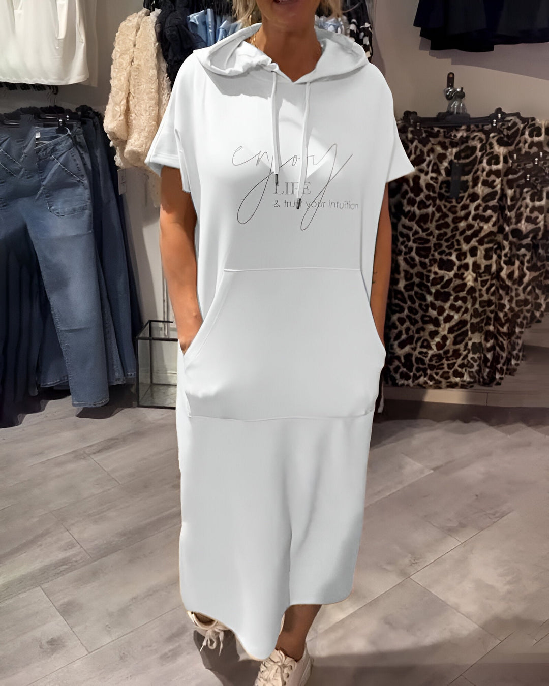 Elin | Casual Hoodie Dress
