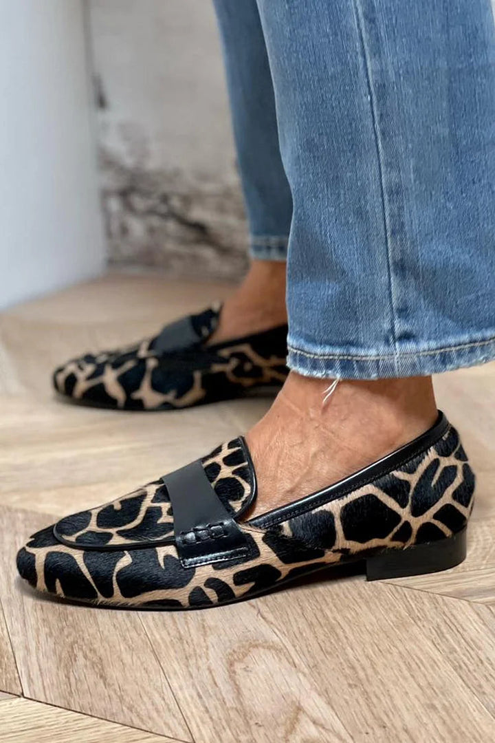 Marcella | Animal Print Moccasins