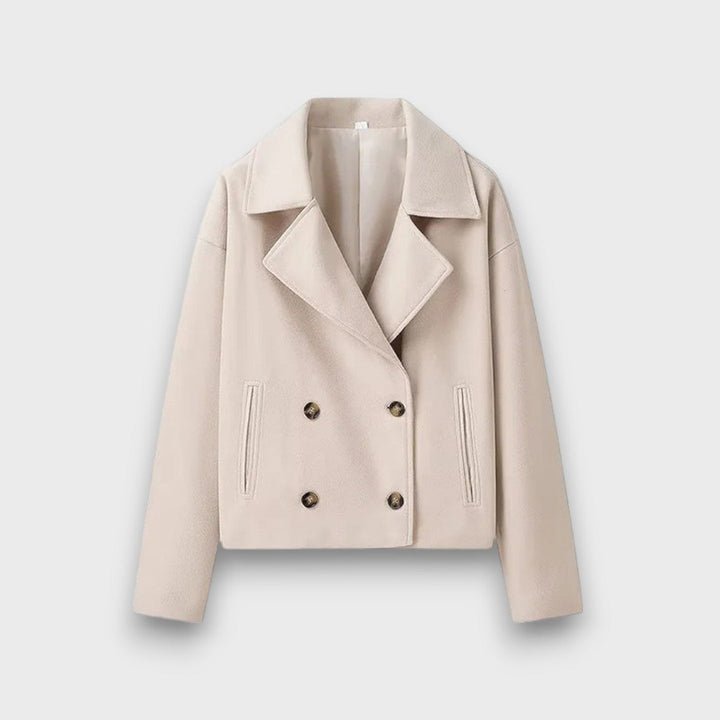 Coralie | Short Coat with Lapel Collar