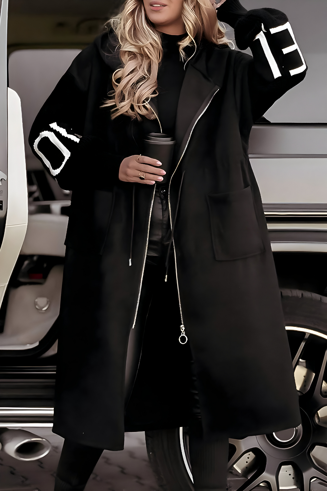 Elisabetta | Elegant Hooded Coatigan