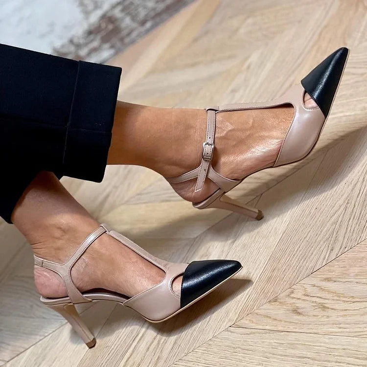 Hortense | Iconic T-Bar Heels