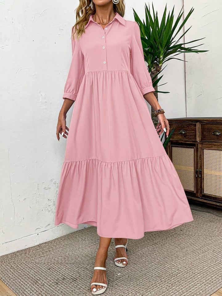Carly | Button Dress