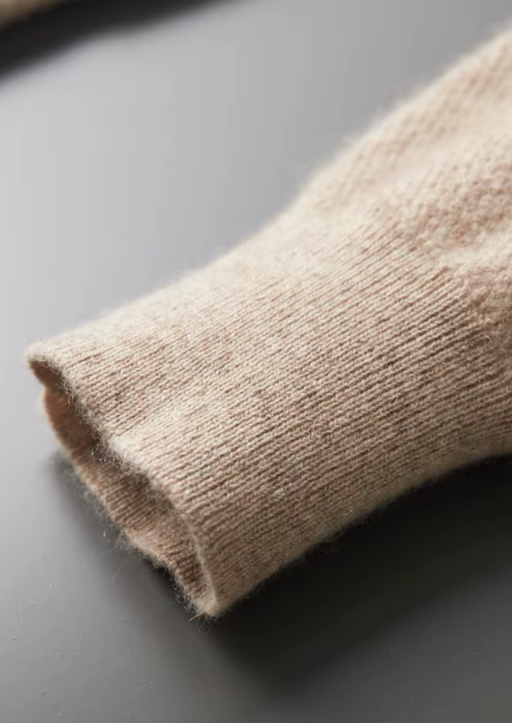 Elite Cashmere Henley Sweater