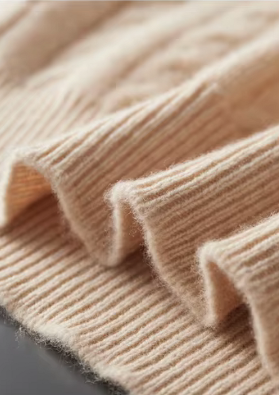Premium Cable-Knit Merino Henley