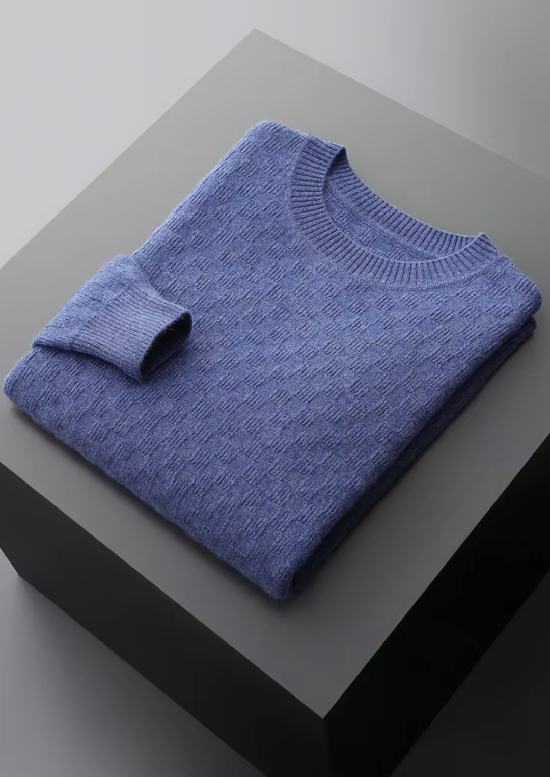Luxury Cashmere Texture Knit Sweater