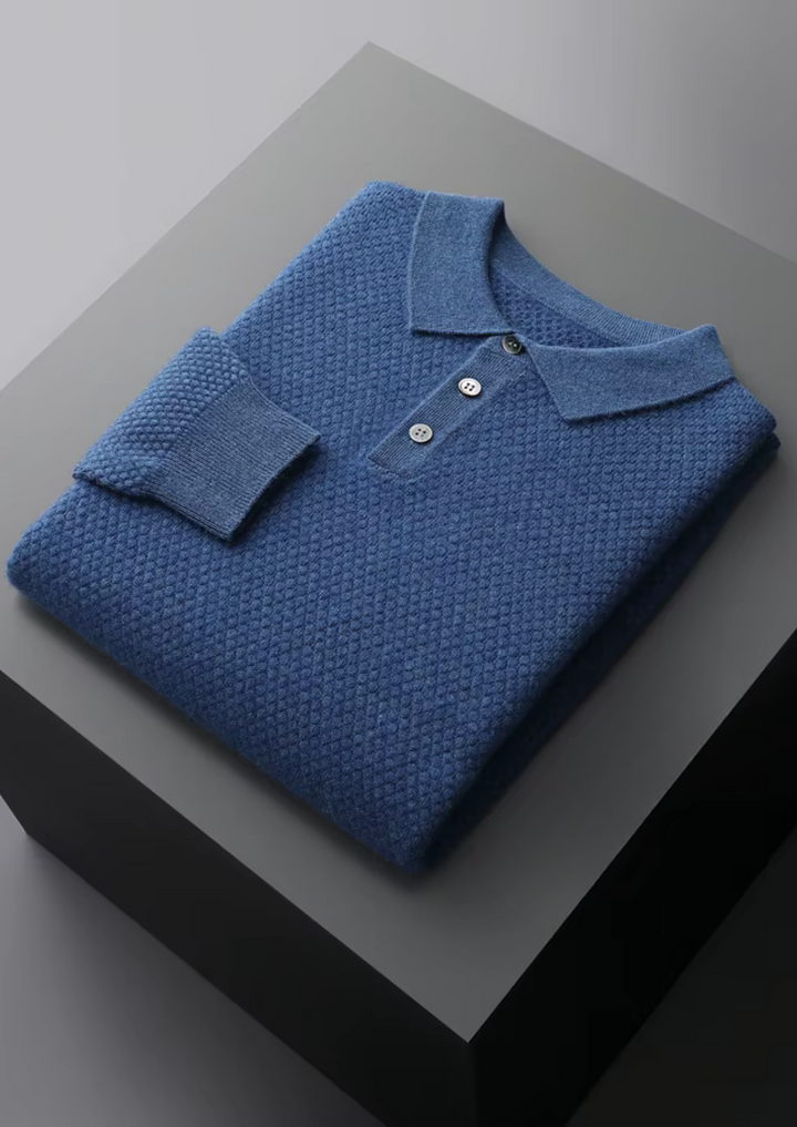 Cashmere Modern Knit Polo