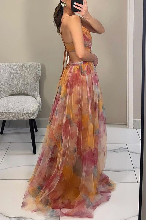 Bernice | Long floral dress