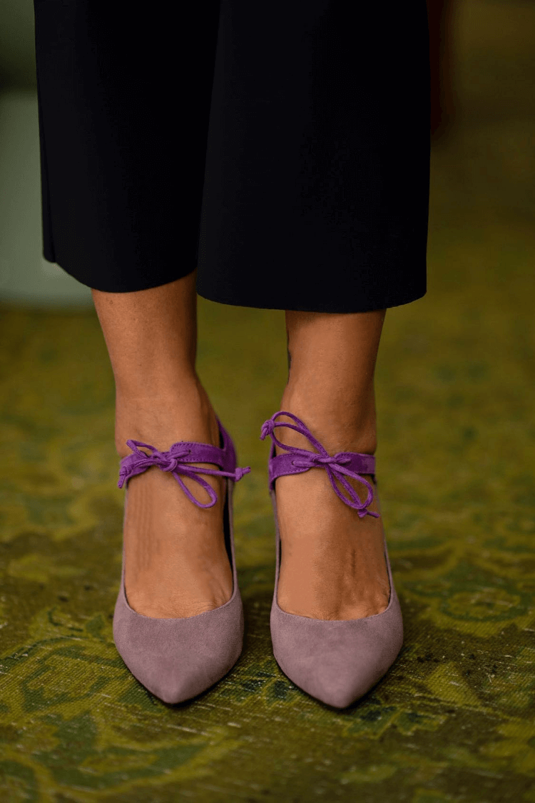 Selvyn | Elegant Ankle-Tie Heels