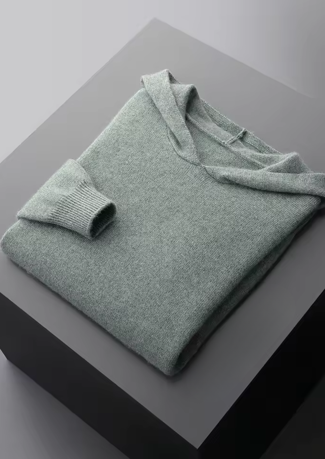 Cashmere Luxury Essential Knit Hoodie