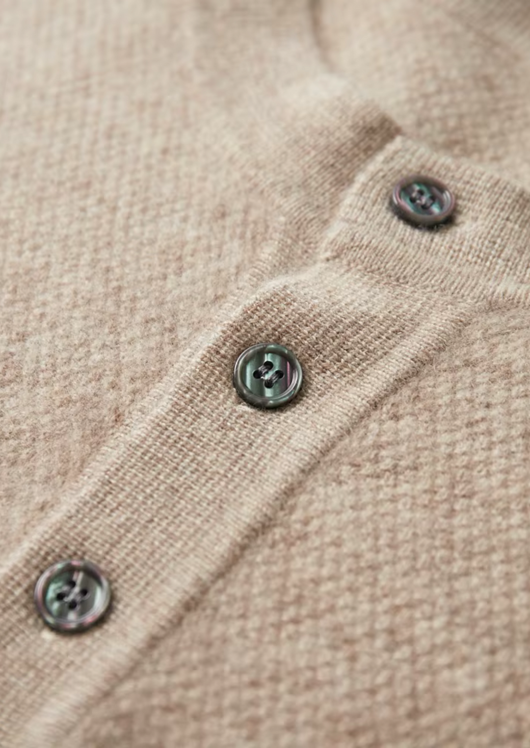 Elite Cashmere Henley Sweater