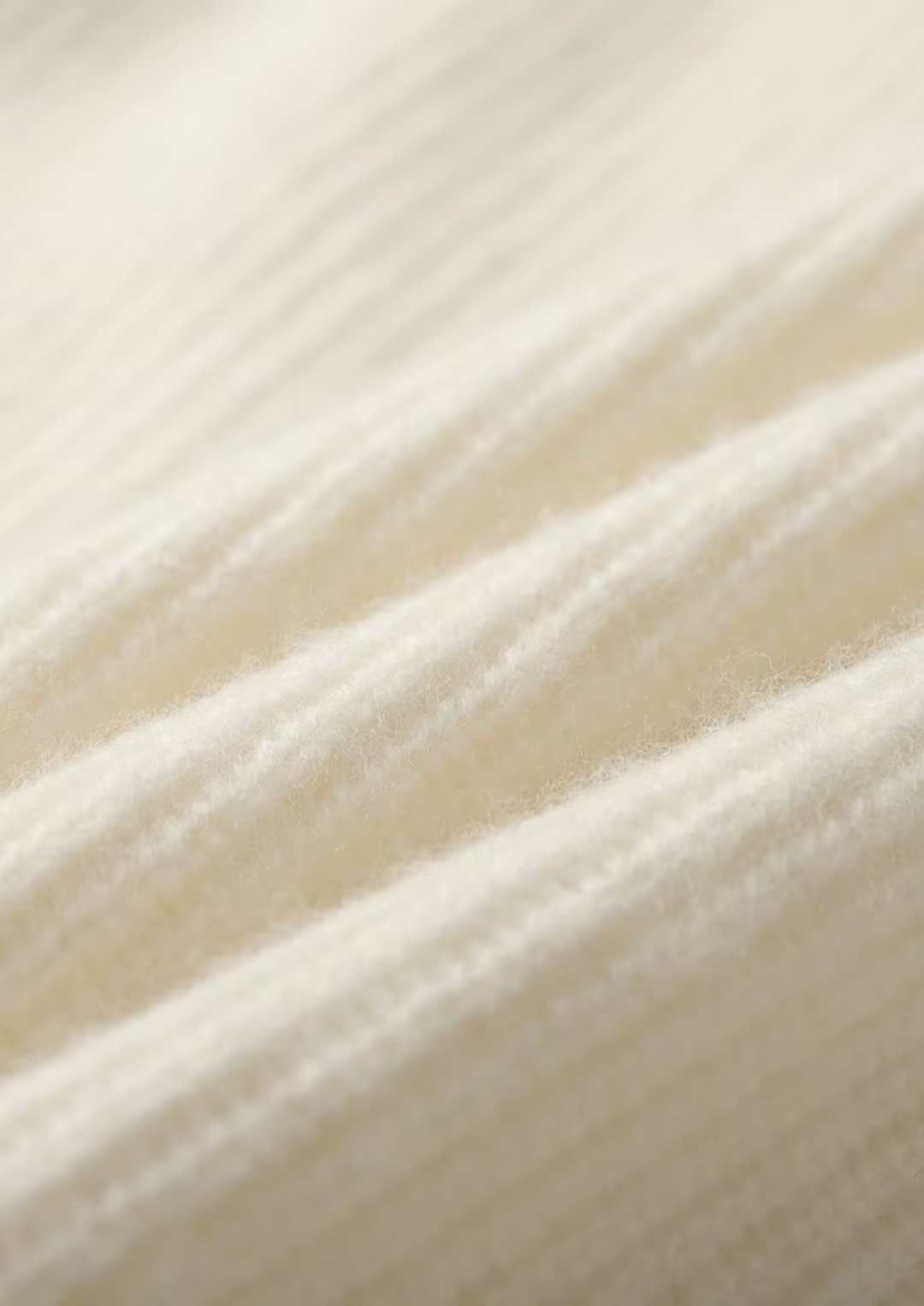 Luxury Cashmere Ribbed V-Neck Knit