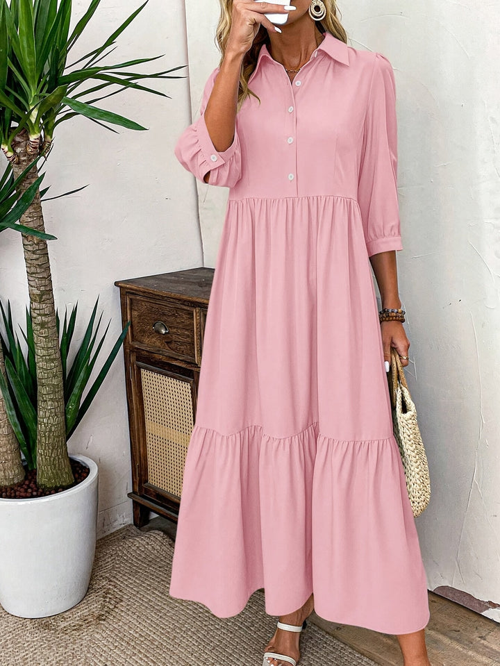 Carly | Button Dress
