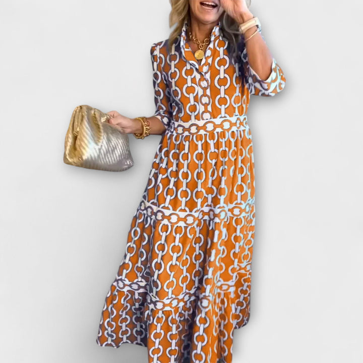 Kelsey | Chain Pattern Dress