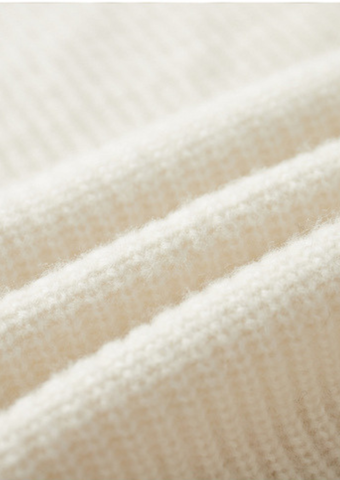 Pure Extra-Fine Merino Wool Ribbed Raglan Crewneck Sweater
