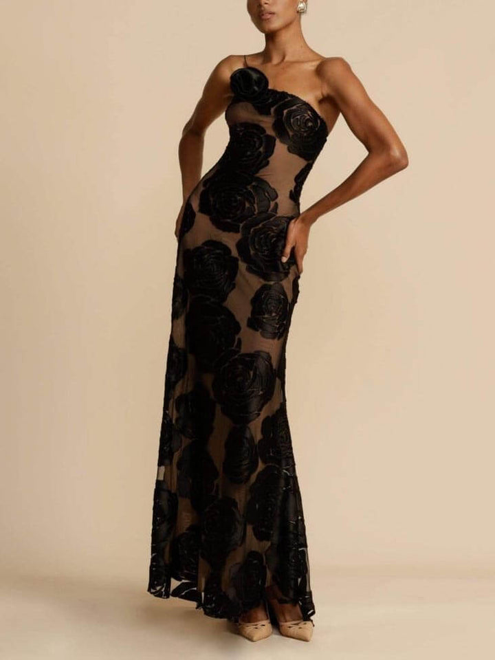 Sarah | Flower Maxi Dress