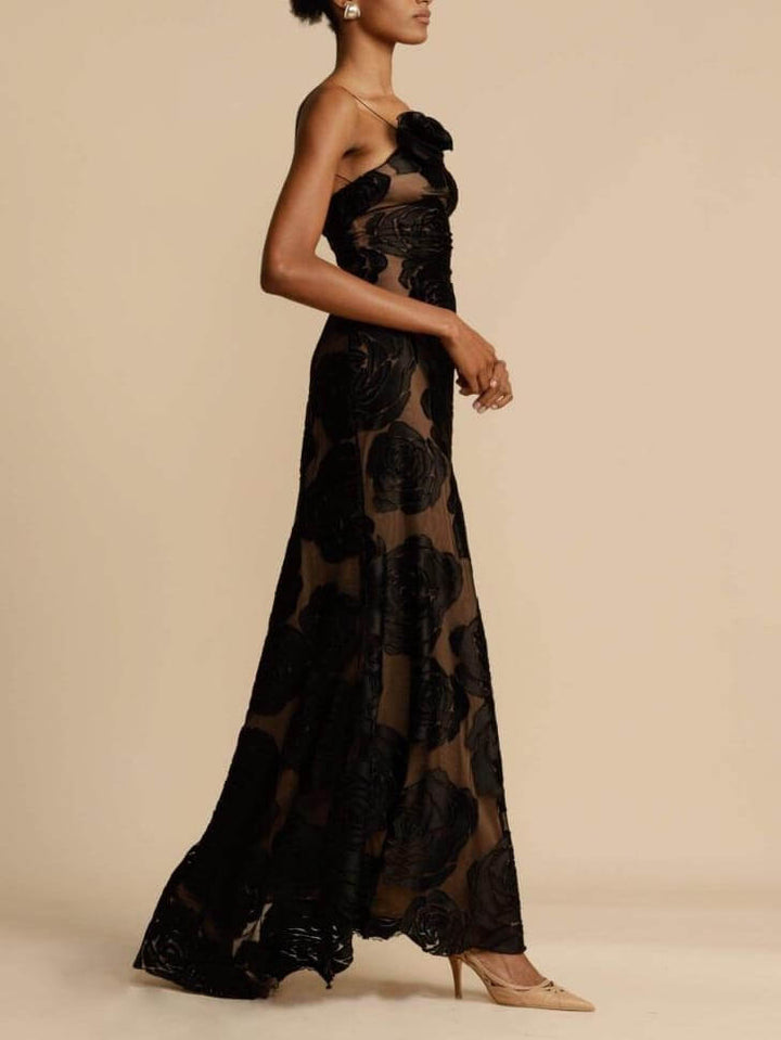 Sarah | Flower Maxi Dress